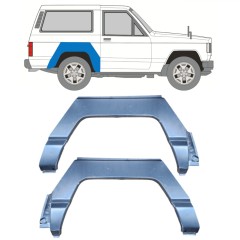 Panneau de réparation arc d'aile arrière pour Nissan Patrol K160 1979-1990 / Gauche+Droit / Ensemble 10412