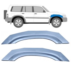 Panneau de réparation de l’aile avant pour Nissan Patrol Y61 GY61 1997-2009 / Gauche+Droit / Ensemble 10573