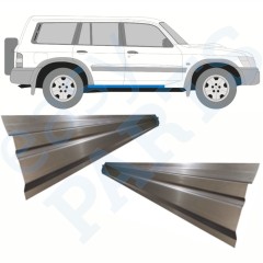 Réparation bas de caisse intérieur pour Nissan Patrol Y61 GY61 1997-2009 / Gauche = Droite (symétrique) / Ensemble 10366