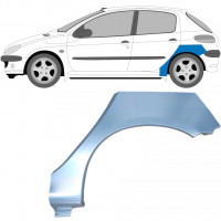 Panneau de réparation arc d'aile arrière pour Peugeot 206 1998- / Gauche 7203