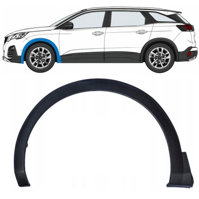 Moulure de l’aile avant pour Peugeot 3008 2016-2024 / Gauche 17032