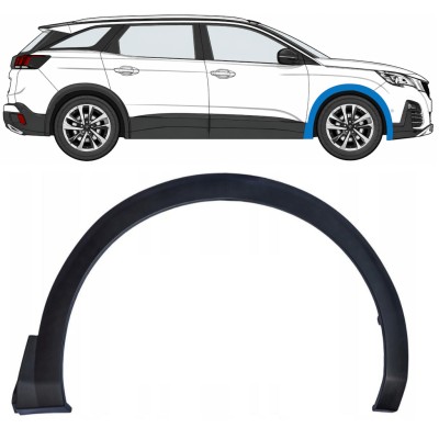 Moulure de l’aile avant pour Peugeot 3008 2016-2024 / Droite 17031