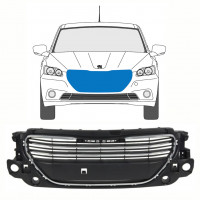 Grille de calandre pour Peugeot 301 2013-2017 8498