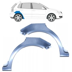 Panneau de réparation arc d'aile arrière pour Volkswagen Polo 2001-2009 / Gauche+Droit / Ensemble 9222