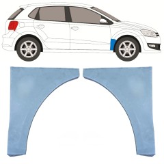 Panneau de réparation de l’aile avant pour Volkswagen Polo 2009-2017 / Gauche+Droit / Ensemble 10513