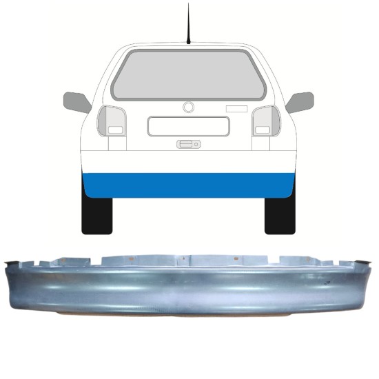 Panneau de réparation du panneau arrière pour Volkswagen Polo 1994-1999 16006