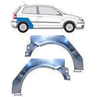 Panneau de réparation arc d'aile arrière pour Volkswagen Polo 2001-2009 / Gauche+Droit / Ensemble 16261