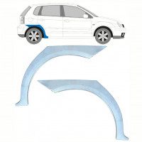 Panneau de réparation arc d'aile arrière pour VW Polo 2001-2009 / Gauche+Droit / Ensemble 10132