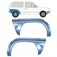 Panneau de réparation arc d'aile arrière pour VW Polo 1981-1984 / Gauche+Droit / Ensemble 10462