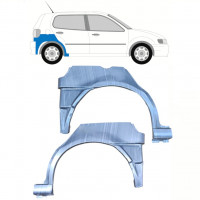 Panneau de réparation arc d'aile arrière inférieur pour VW Polo 1994-1999 / Gauche+Droit / Ensemble 10196