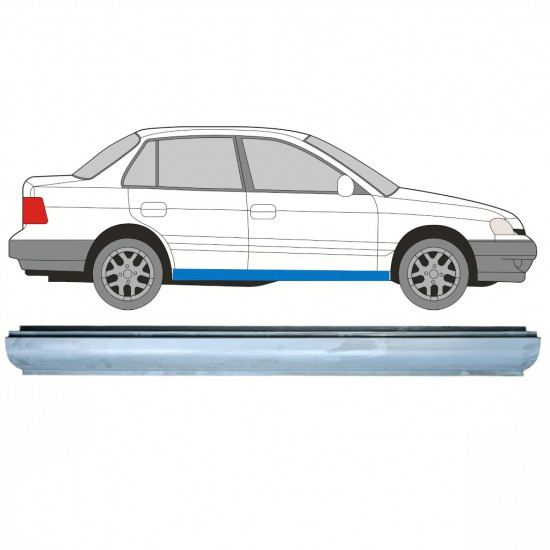 Réparation bas de caisse pour Hyundai Pony Excel 1989-1995 / Gauche = Droite (symétrique) 8634