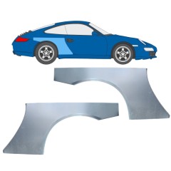 Panneau de réparation arc d'aile arrière pour Porsche 911 997 2004-2012 / Gauche+Droit / Ensemble 16381