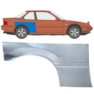Panneau de réparation arc d'aile arrière pour Honda Prelude 1987-1992 / Droite 16361