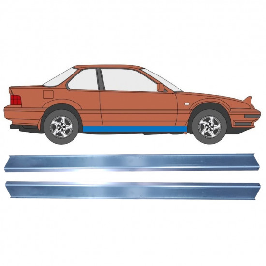 Réparation bas de caisse pour Honda Prelude 1987-1992 / Gauche = Droite (symétrique) / Ensemble 10276