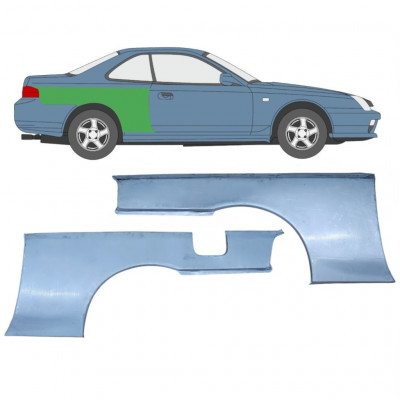 Panneau de réparation arc d'aile arrière pour Honda Prelude 1996-2001 / Gauche+Droit / Ensemble 9155