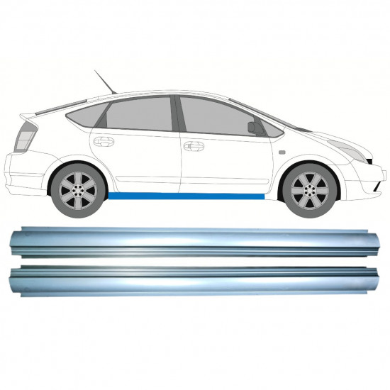 Réparation bas de caisse pour Toyota Prius 2003-2009 / Gauche = Droite (symétrique) / Ensemble 9743