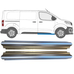 Réparation bas de caisse de porte avant pour Fiat Scudo 2022- / Gauche = Droite (symétrique) / Ensemble 15141