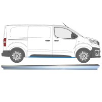 Réparation bas de caisse inférieure pour Toyota Proace Verso 2016- / Gauche = Droite (symétrique) 15600