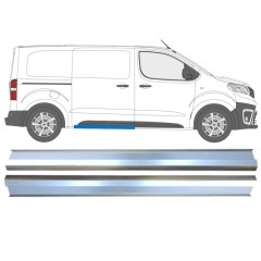 Réparation bas de caisse de sur porte latérale pour Fiat Scudo 2022- / Gauche = Droite (symétrique) / Ensemble 13335