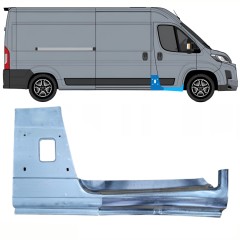 Panneau de réparation du montant + réparation bas de caisse pour Toyota Proace Max 2024- / Droite 16732