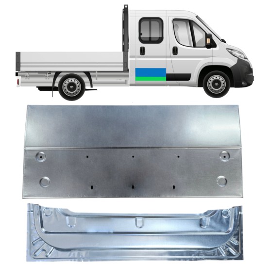 Panneau de réparation intérieur et extérieur des portes arrière pour Toyota Proace Max 2024- / Gauche = Droite (symétrique) 16638