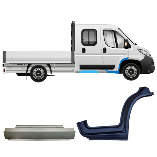 Ensemble de panneaux de réparation pour Toyota Proace Max 2024- / Droite 16684
