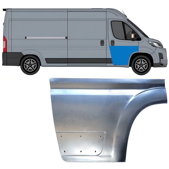 Panneau de réparation de porte avant pour Toyota Proace Max 2024- / Droite 16715