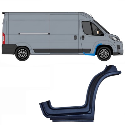 Réparation bas de caisse de porte avant pour Toyota Proace Max 2024- / Droite 16671