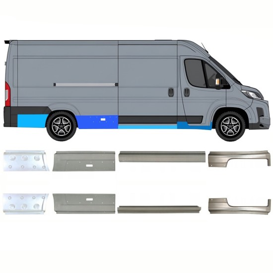Ensemble de panneaux de réparation pour Toyota Proace Max 2024- / Gauche+Droit 16707
