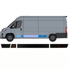 Ensemble de moulures pour Toyota Proace Max 2024- / Gauche 15886