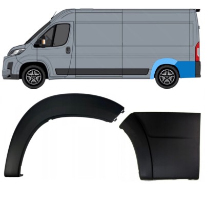 Moulure latérale arrière pour Toyota Proace Max 2024- / Gauche 15910