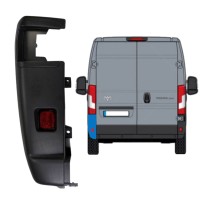 Pare-chocs arrière à 270 degrés pour Toyota Proace Max 2024- / Gauche 15939