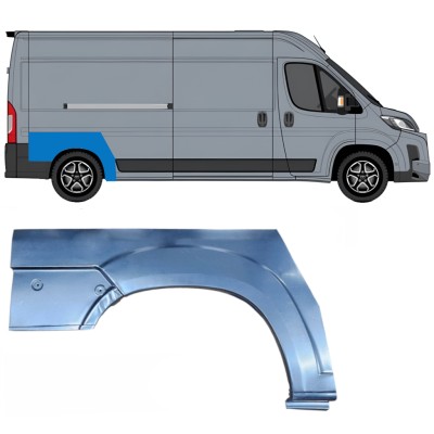 Panneau de réparation arc d'aile arrière pour Toyota Proace Max 2024- / Droite 16689