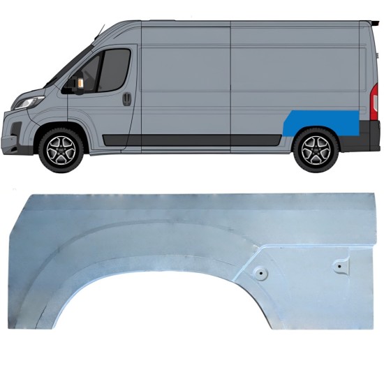 Panneau de réparation arc d'aile arrière pour Toyota Proace Max 2024- / Gauche 16964
