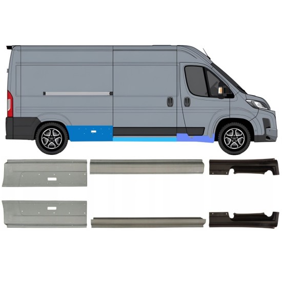 Réparation bas de caisse pour Toyota Proace Max 2024- / Gauche+Droit 16710
