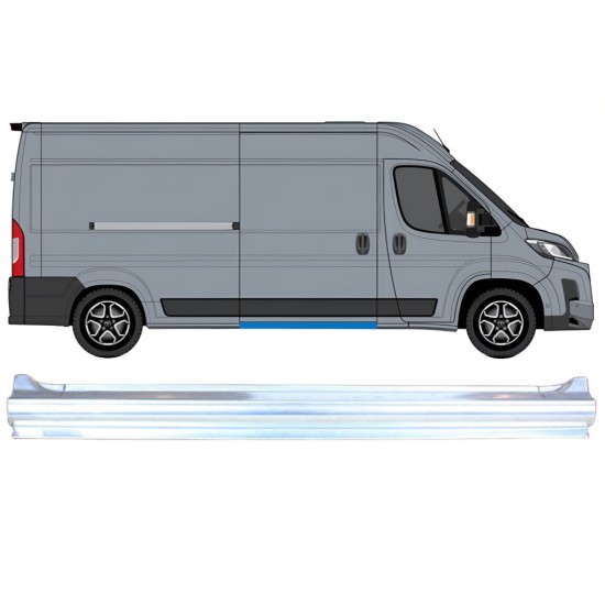 Panneau de réparation du seuil de porte latérale pour Toyota Proace Max 2024- / Droite 16697
