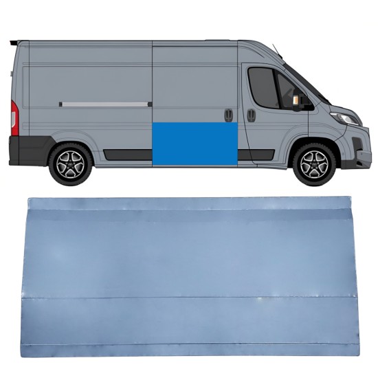 Panneau de réparation pour porte coulissante