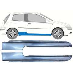 Panneau de réparation du seuil pour Fiat Punto II 1999-2010 / Gauche+Droit / Ensemble 10074