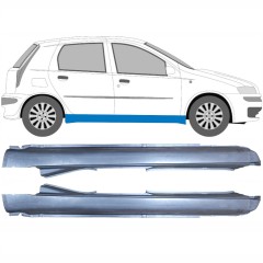Panneau de réparation du seuil pour Fiat Punto II 1999-2010 / Gauche+Droit / Ensemble 9472