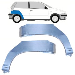 Panneau de réparation arc d'aile arrière pour Fiat Punto I 1993-1999 / Gauche+Droit / Ensemble 9684