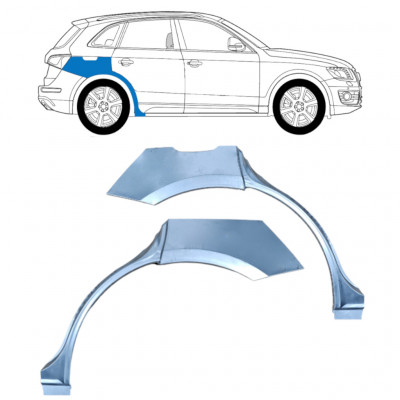 Panneau de réparation arc d'aile arrière pour Audi Q5 2008-2012 / Ensemble 11402