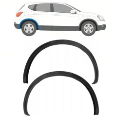 Moulure latérale sur aile arrière pour Nissan Qashqai 2007-2013 / Gauche+Droit / Ensemble 12687
