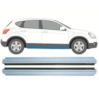 Réparation bas de caisse intérieur pour Nissan Qashqai 2007-2013 / Gauche+Droit / Ensemble 14980