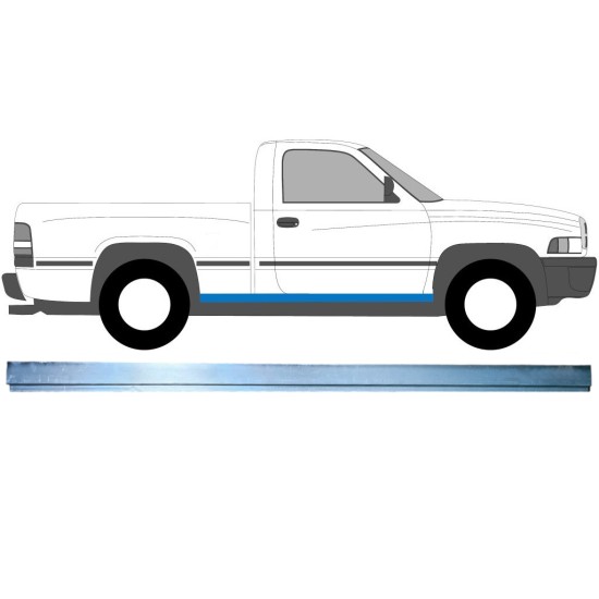 Réparation bas de caisse intérieur pour Dodge RAM 1993-2002 / Gauche = Droite (symétrique) 16128