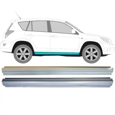 Réparation bas de caisse intérieur + extérieur pour Toyota Rav4 2006-2013 / Gauche = Droite (symétrique) / Ensemble 14904