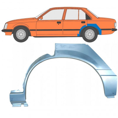 Panneau de réparation arc d'aile arrière pour Opel Rekord E 1977-1982 / Gauche 8077