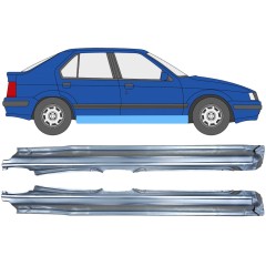Panneau de réparation du seuil pour Renault 19 1988-1995 / Gauche+Droit / Ensemble 11878