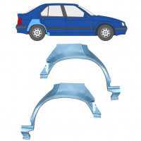 Panneau de réparation arc d'aile arrière pour Renault 19 1988-1995 / Gauche+Droit / Ensemble 9996