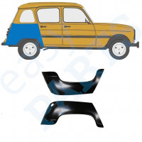 Panneau de réparation arc d'aile arrière pour Renault 4 1962-1993 / Gauche+Droit / Ensemble 9708