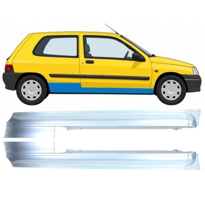 Panneau de réparation du seuil pour Renault Clio I 1990-1998 / Gauche+Droit / Ensemble 11011